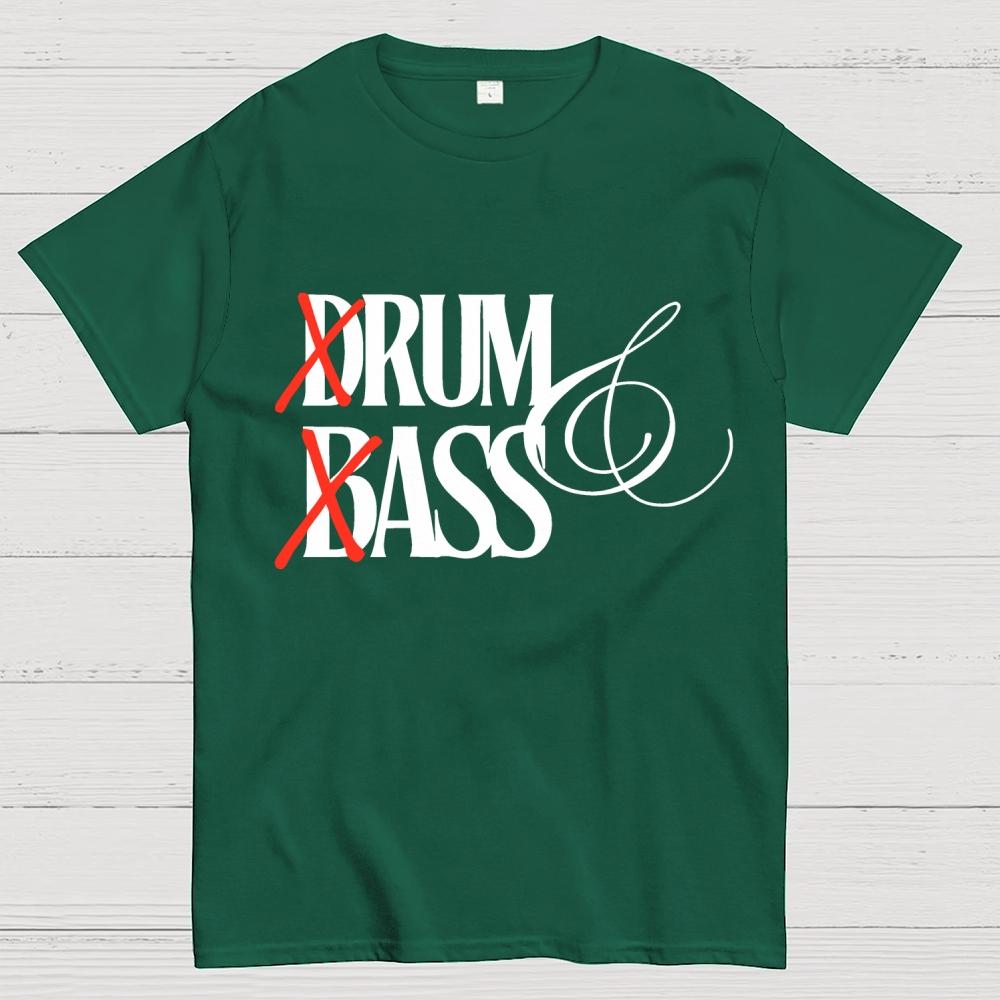 Funny Drum & bass lovers Cotton Summer Casual Cool Loose T-Shirt