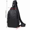 Oxford Cloth Men's Chest Bag Large Capacity Sports Walking Bag Outdoor Crossbody Bag  Cycling