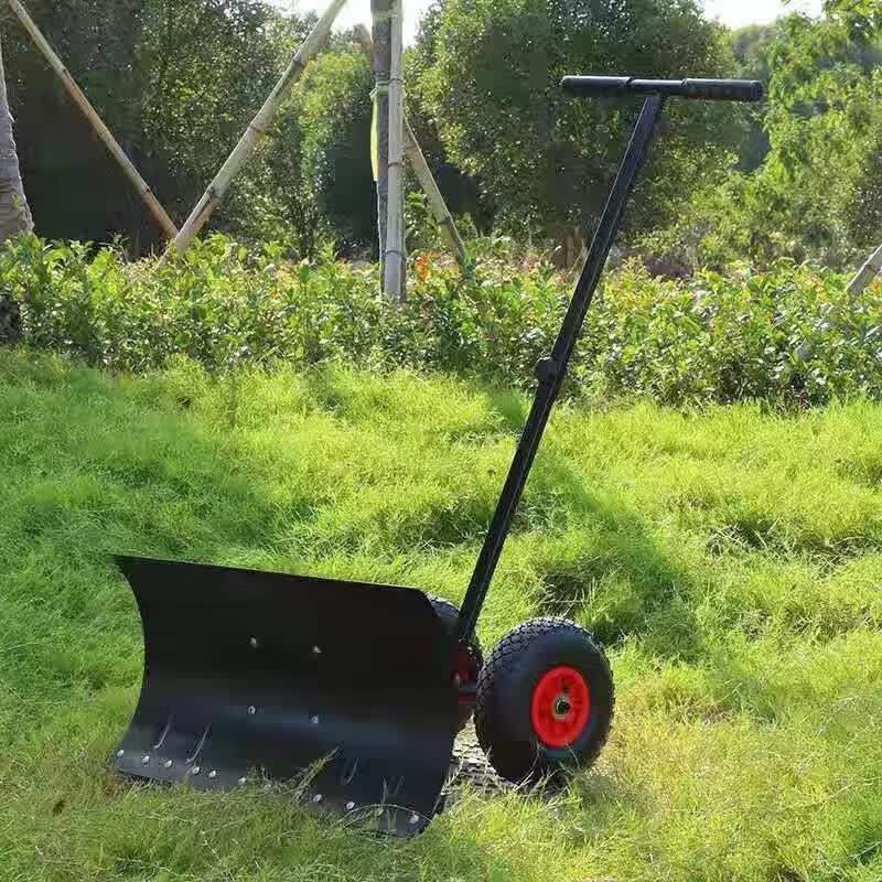 HCNRC Wheeled Adjustable Snow Pusher