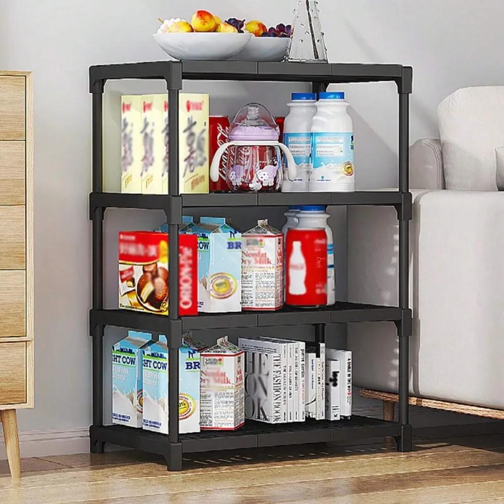 2/3/4-Tier Organizer Rack Seasoning Shelf Organizer For Home Bathroom Storages Racks Kitchen Oven Microwave Pot Storage Shelf