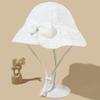 Cute Bowknot Baby Fisherman Hat Adjustable Bucket Cap New Princess Hat  Spring Summer