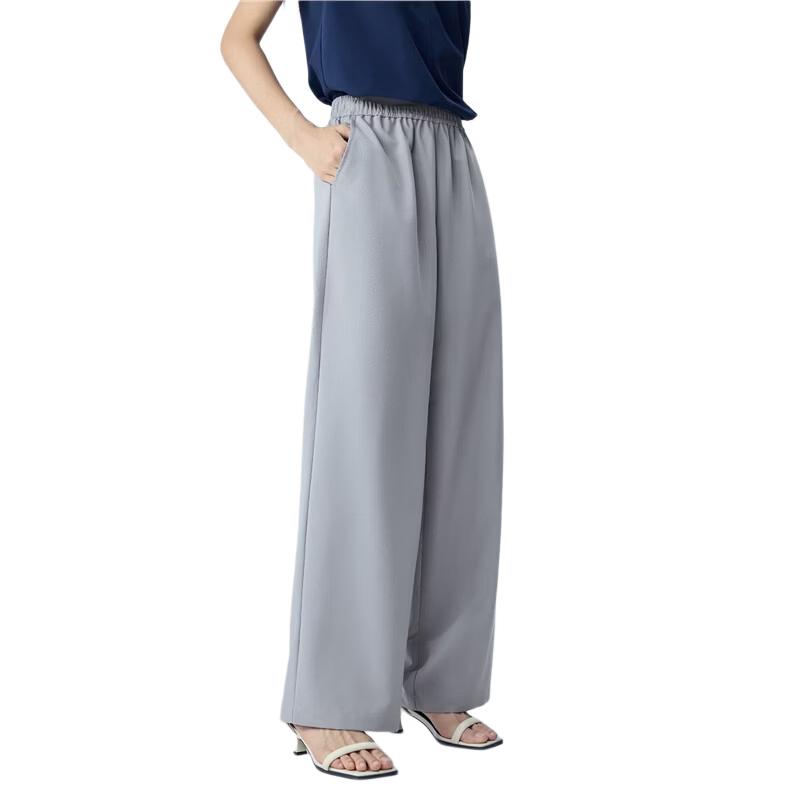 Giordano Women's Draped Straight-Leg Casual Pants