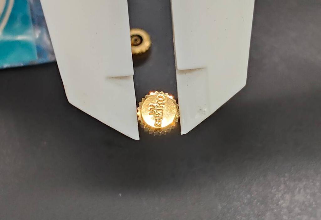 Sold Grand Seiko 55W31N SEIKO Gold Genuine Part Crown Dead Stock Unopened Un D GS Individually.