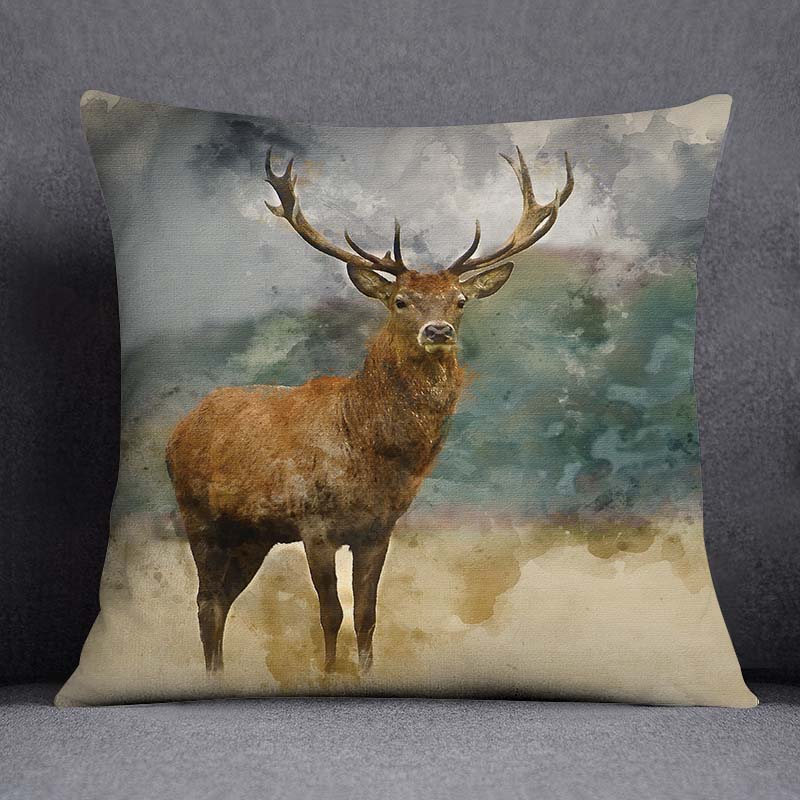 African Animal Beasts Home Decoration Pillowcase Square Pillowcase Home Office Decoration Cus On Cover