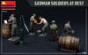 Miniart 1/35 Scale German Soldier Resting Special Edition Plastic Model MA35378