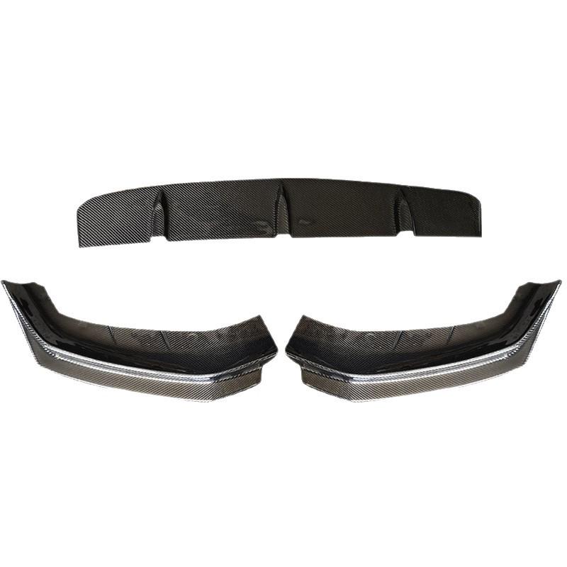 BMW 5 Series G30 G38 LCI M Sport Carbon Fiber Front Lip (Three-Piece Set)
