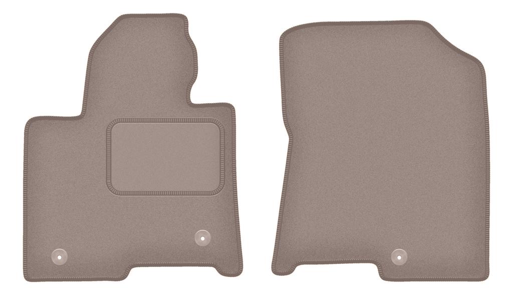 Beige front floor mats for: Kia Sorento IV XL Hybrid SUV (2020-)