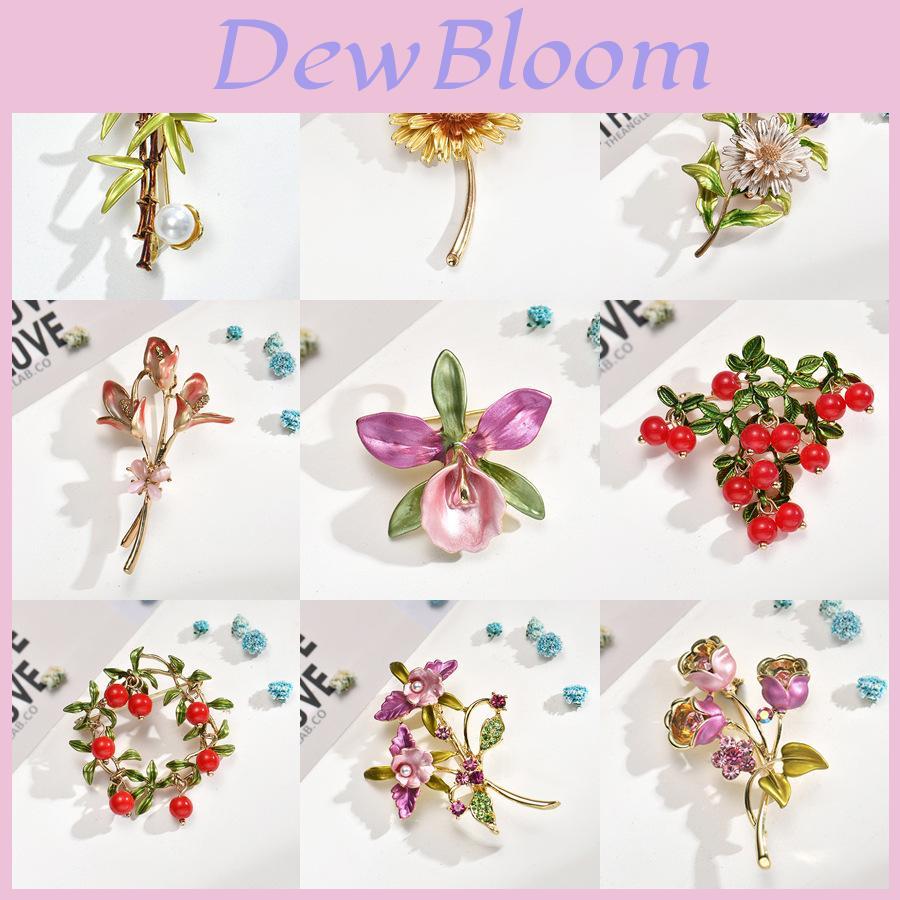 Fashion Floral Brooch Pin Alloy Animal Design For Women Office Wear