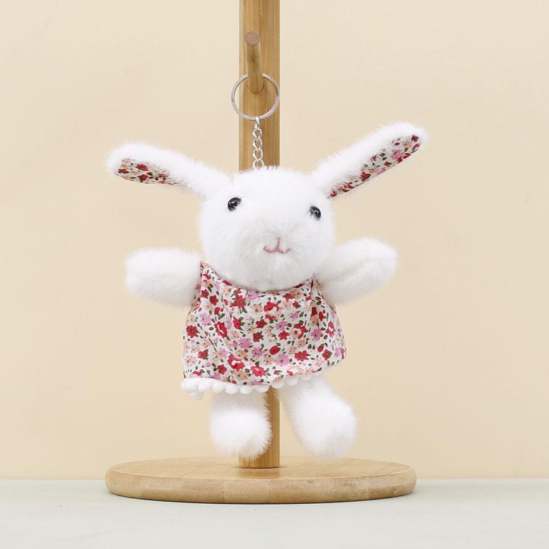 Animal Plush Toy Featuring Short Pile Fabric And Cute Bunny Design