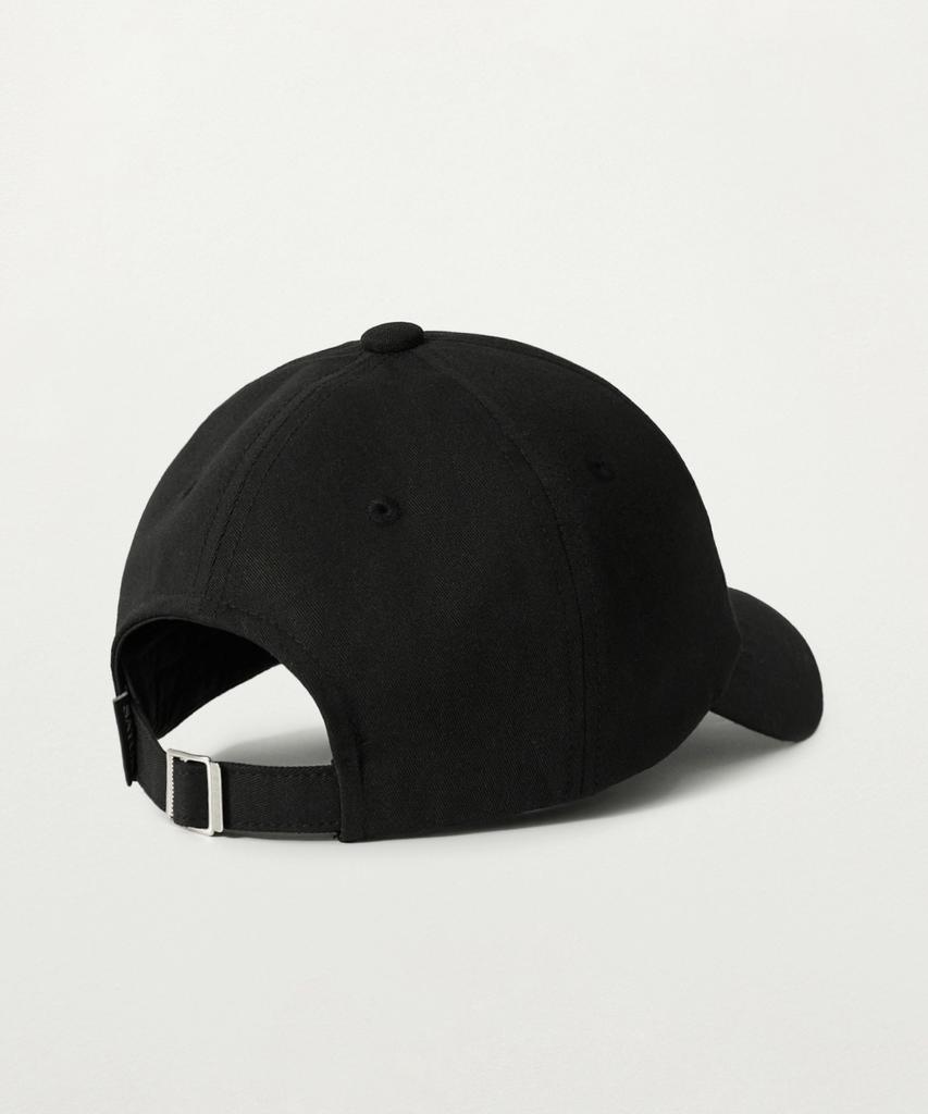 Seteo S Logo Vintage Casual Ball Cap Black