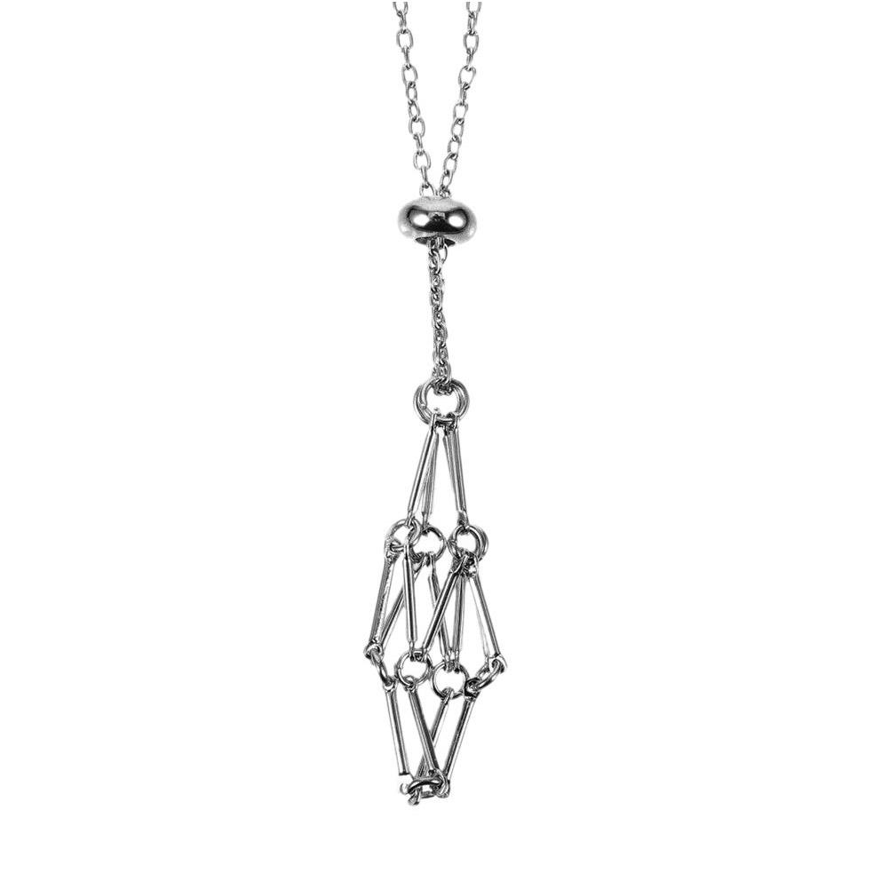 Net Metal Necklace Crystal Holder Cage Necklace Crystal Style Men Holder For Punk For Stones Pa K1T2