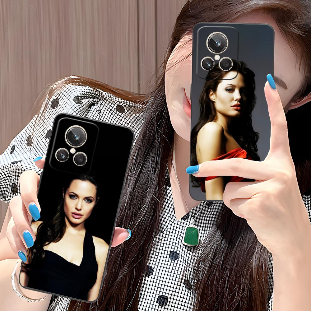 Angel Jolie Mobile Cell Phone Case for Realme 15 14 13 12 11 10 9 Pro Plus T I Lite 5G Colorful Printing Cover Smartphone Luxury