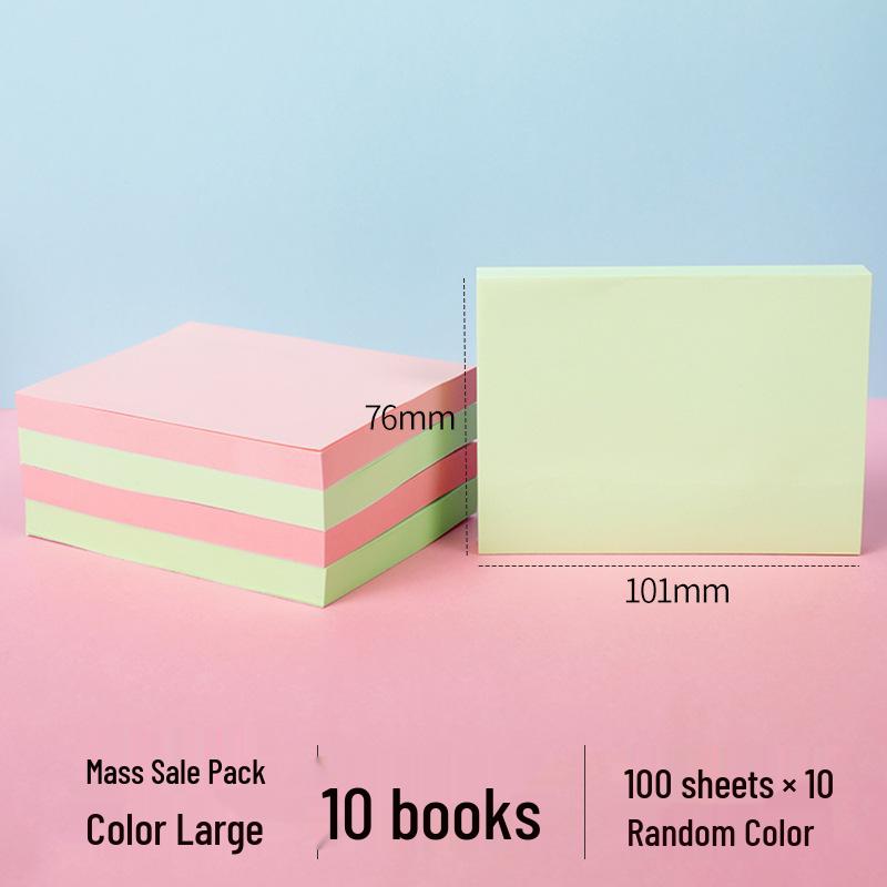 Cute High-Value Sticky Notes: Strong Adhesion Memo Pads & Index Stickers for Students