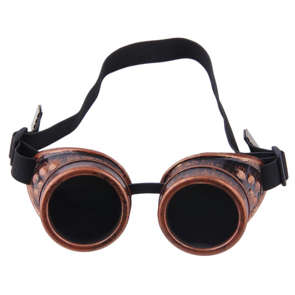 Steampunk Eye Patch Goggle Antique Silver Victorian Costume Acc Mens Cyber Adult