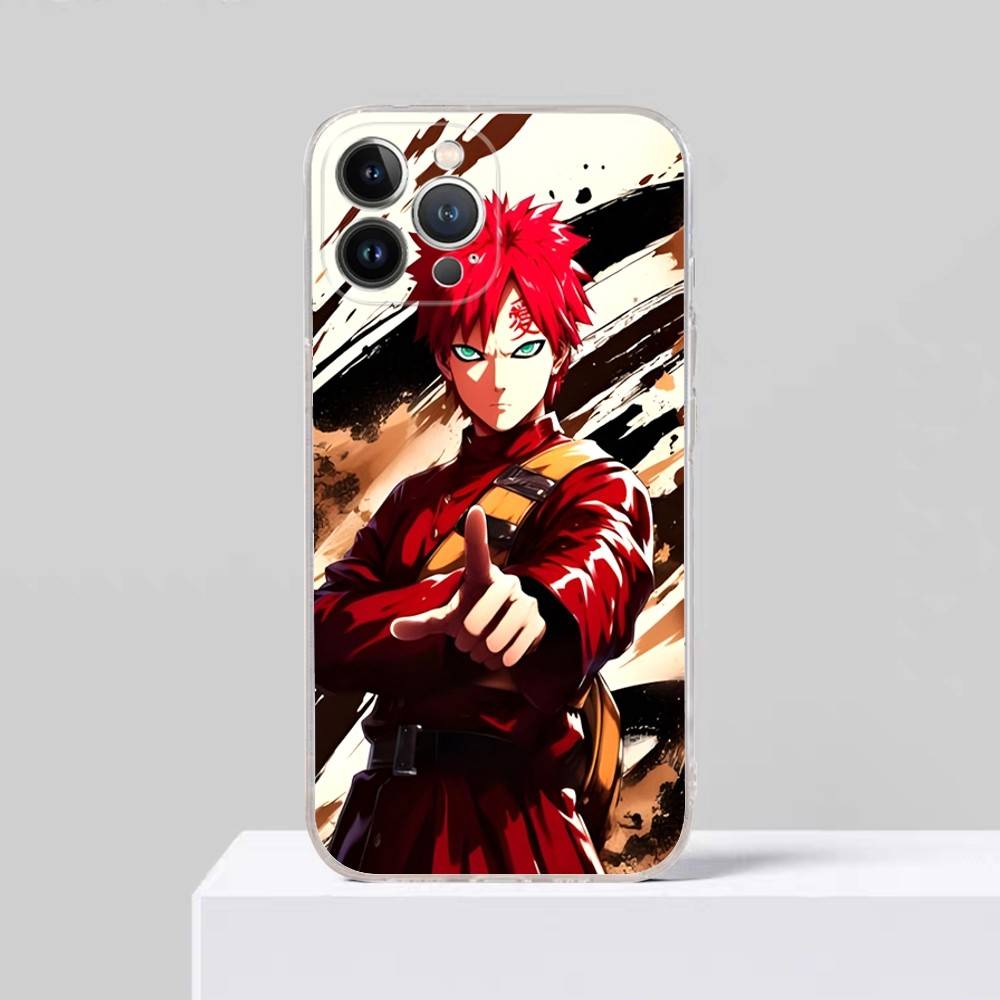 Anime Cartoon G-Gaara Phone Case For IPhone 17 16 15 Plus 14 13 Mini 12 11 Pro Max Soft Shell Cover