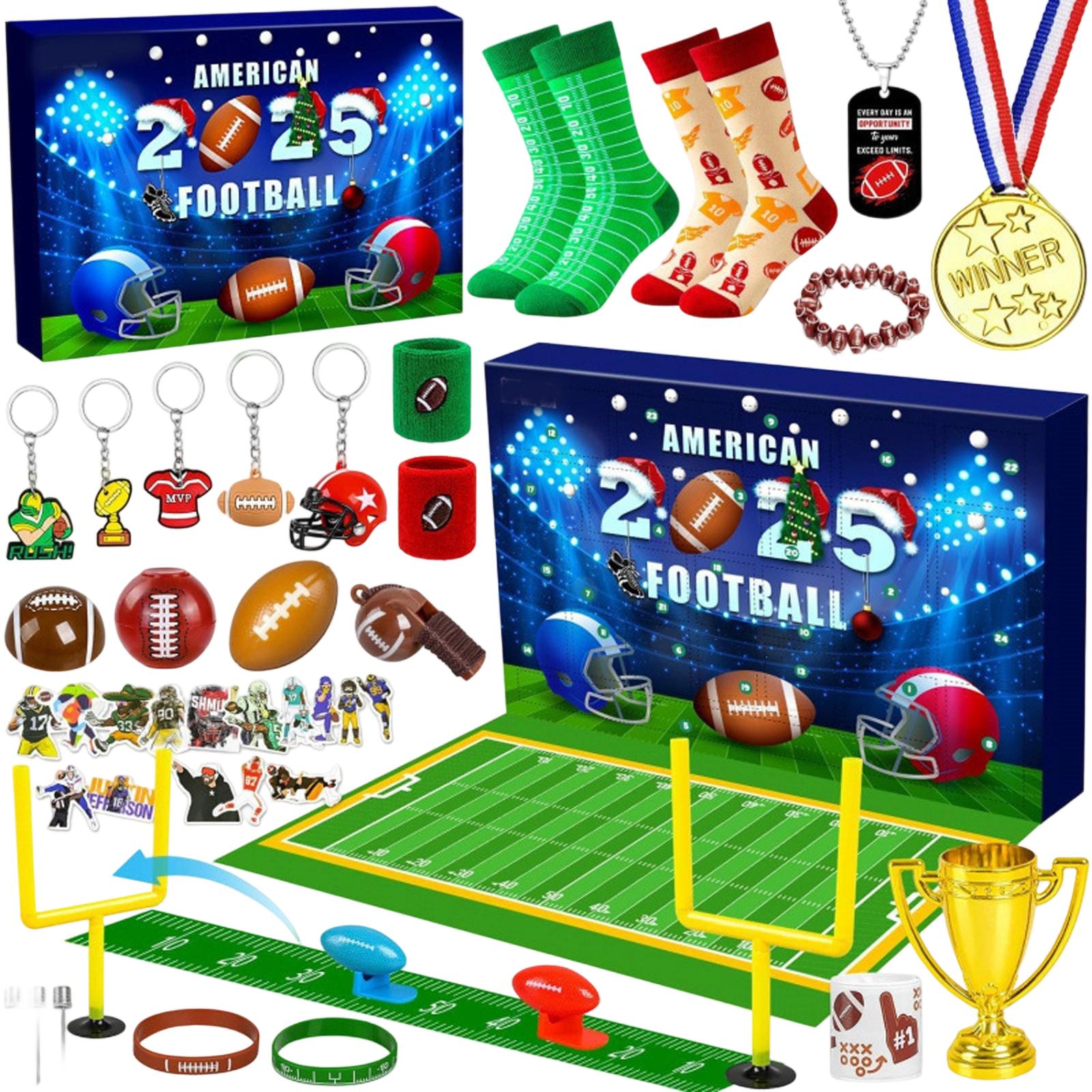 

3D American Football Advent Calendar One Size