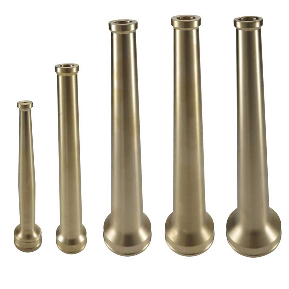 Industrial Brass Hose Nozzle 1-1/2 Inch NST For Fire Fighting Equipment Sprinkler Head Water Flow Control Garden Watering Fittin