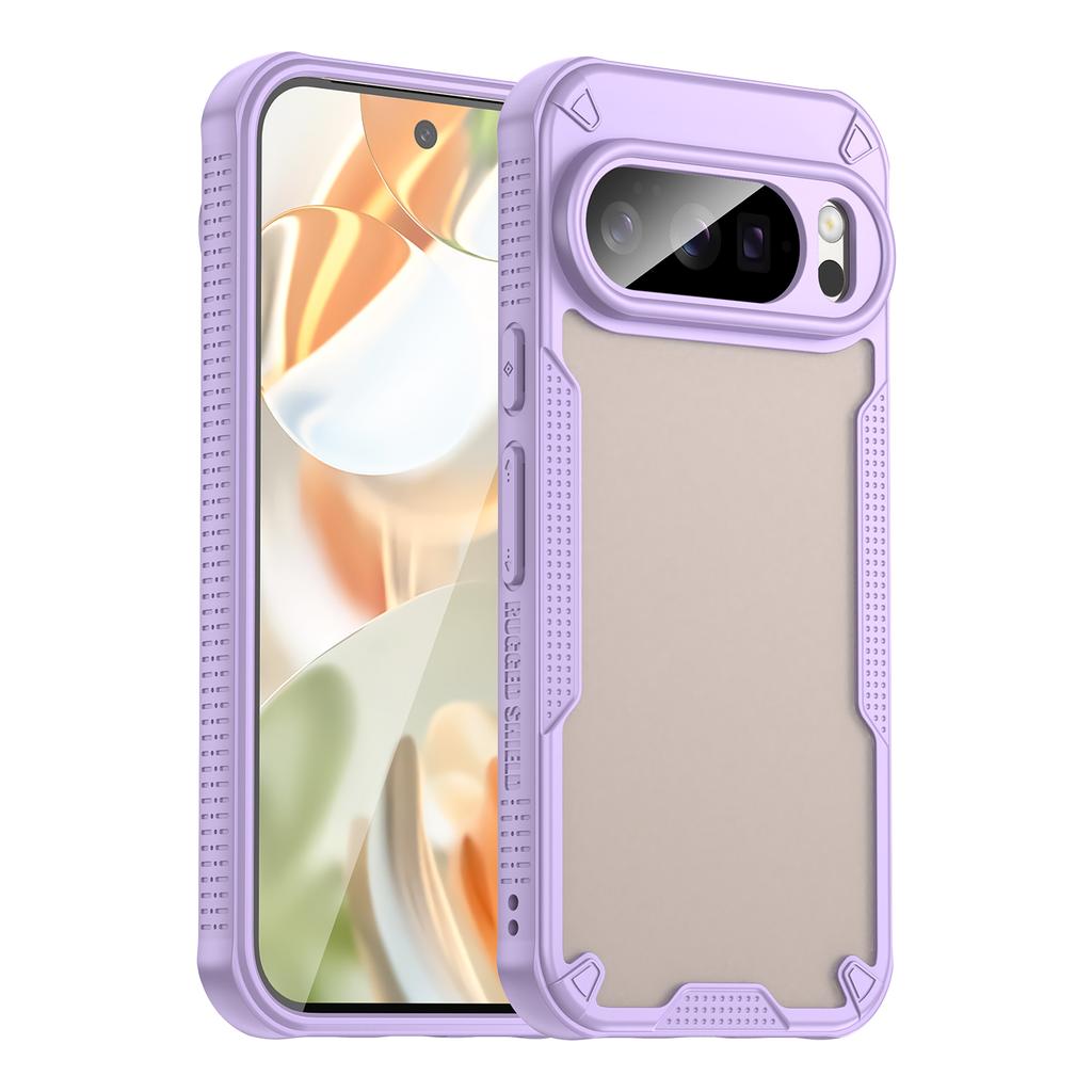 For Google Pixel 10 Pro Case PC+TPU Semi-Transparent Frosted Finish Protective Phone Cover