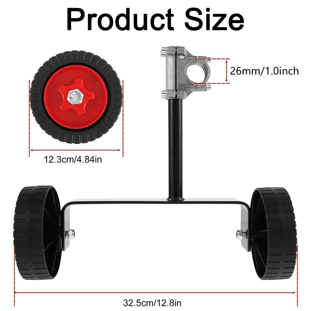 12,3 cm / 4,8 Zoll Stützräder 1 Satz Metall + Kunststoff