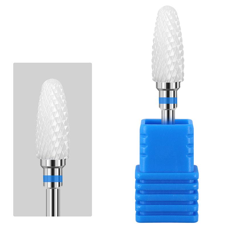 Ceramic Carbide Nail Drill Bits Milling Cutter For Manicure Set Mill Brush Manicure Machine Accessories for Removing Gel Varnish