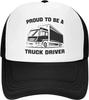 Truck Driver Cute Funny Trucker Caps Womens Hiking Hats Proud To Be A Truck Driver Summer Outdoor Humor Hats