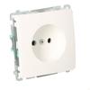 Single socket without grounding BMG1.01/11 Basic module white