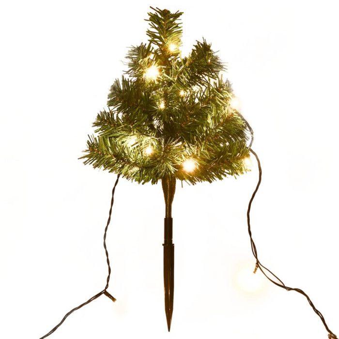 VidaXL 6x Arbres d'Allée de Noël avec LED Décoration de Noël Ornement de Vacances Décoration de Fête Salle de Séjour Blanc 344658