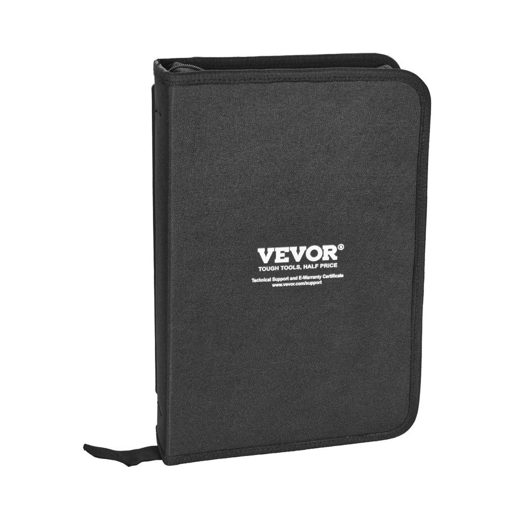 VEVOR Leather Working Tools Kit, 59 PCS Leather Craft Tools with Portable Canvas Storage Bag, Engraving Punching Sewing Stamping Sanding Tools