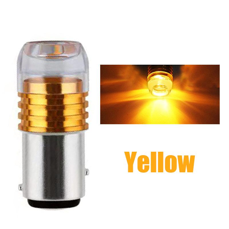 Car Tail Brake Light Strobe Flashing Led Lamp Motorcycle Warning Light Bulb Red Stronger Light 12V Led Rear Taillight