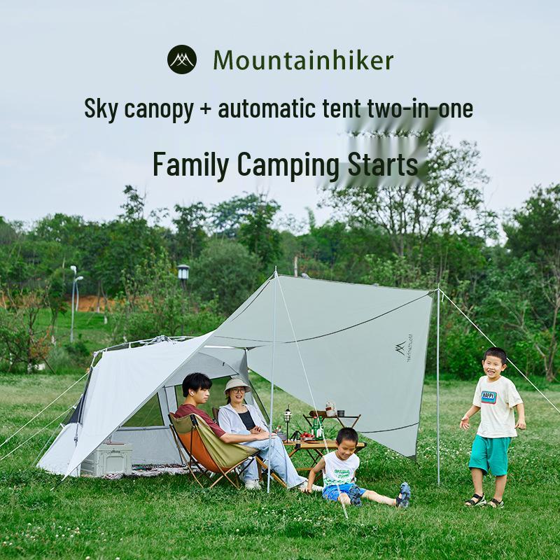 Mountain Guest Quick-Open Three-Sided Mesh Beach Tent