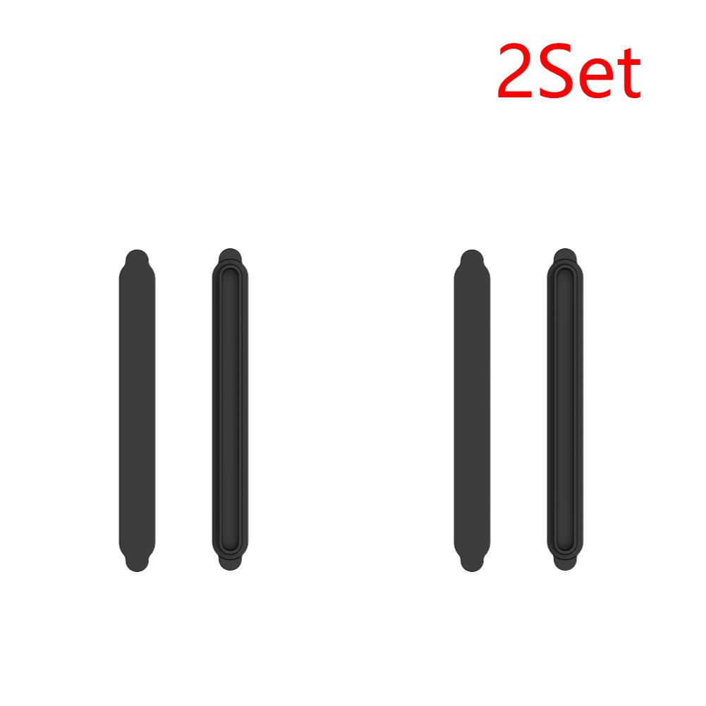 2pcs Dust Protector Decoration Strips Replacement Port Side Plate Dust Proof Pack Silicone Dust Plug for Switch 2 Game Accessory