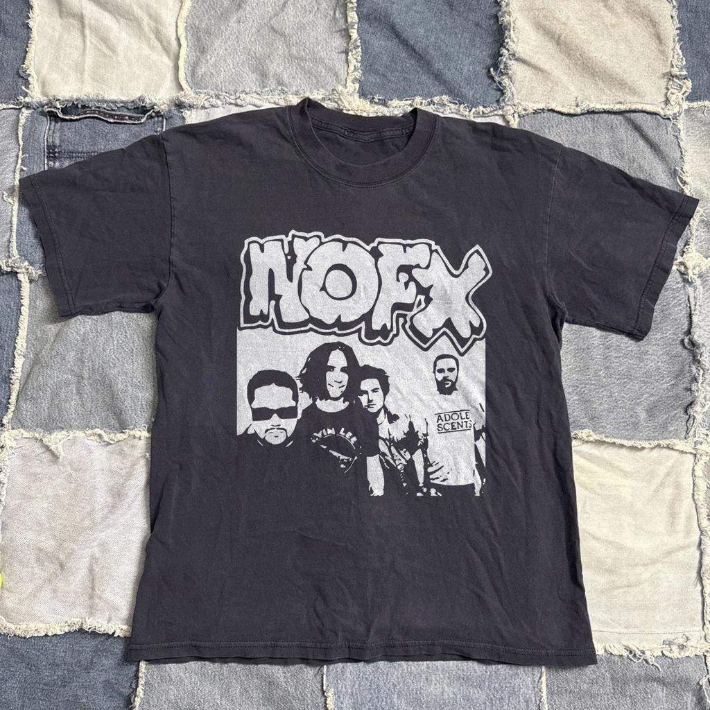 NOFX Vintage Punk Rock T-Shirt, Unisex Black T-shirt, Size S-5XL