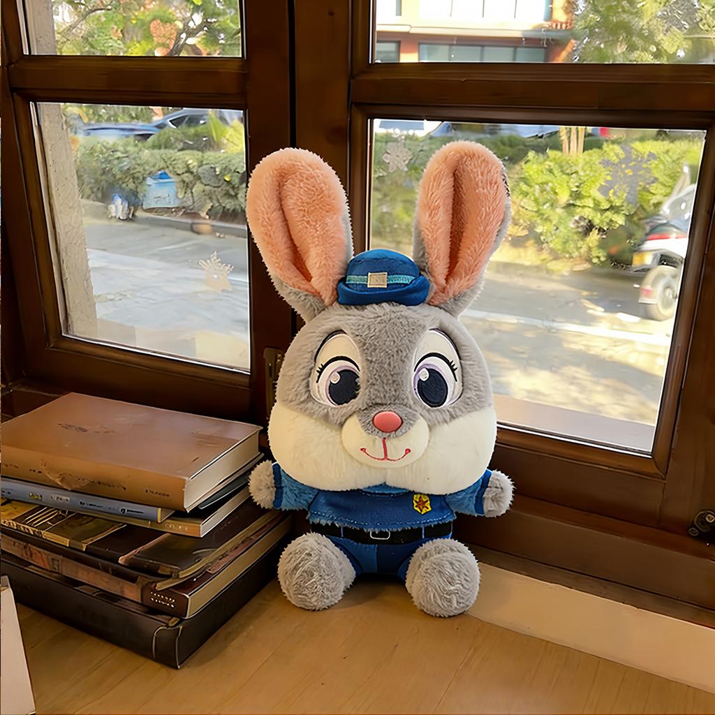 Cute Zootopia Judy And Nick Plush Toys Cartoon Dolls For Kids Birthday Holiday Gifts