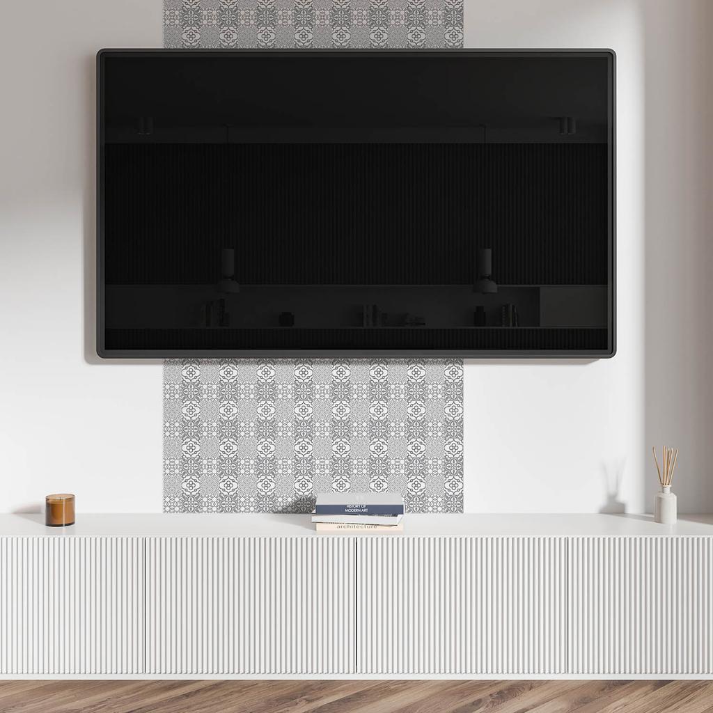 Naklejane Kafelki Pcv Z Motywem Idealne Do Przedpokoju Wzory Geometryczne W Układzie 10X40X20 Cm