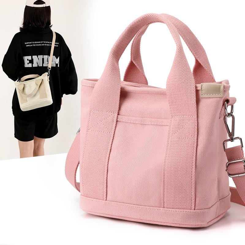 High-value New Canvas Bag, Fashionable and Simple Large-capacity Tote Bag, Daily Commuting Multi-purpose Bento Bag for Women