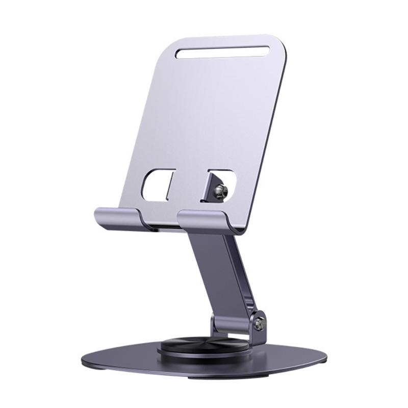 

Cellphone Holder 360 Degree Rotating Angle Height Adjustable Holder for Phone Tablet Support Stand Tabletop Phone Cradle фиолетовый