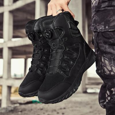Fashion Men  Boots Sewing Boots Men Outdoor All-match Ankle Boots Work Safty Shoe for Men Casual Waterproof Hiking Shoe