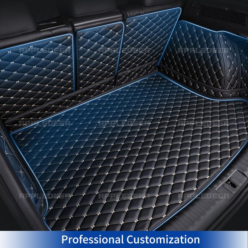 Car Floor Mats For Mitsubishi Outlander PHEV GN 7-seat 2022-2025 2024 Car Trunk Mats Cargo Liner Foot Mats Interior Accessories