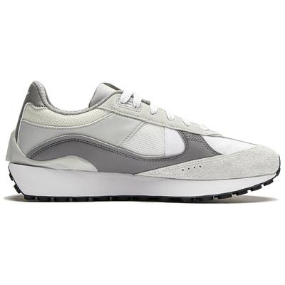 Li Ning Sports Life Collection 70s Heritage Cushioning Slip Resistant Low Top Casual Shoes Men's White Gray AGCU177-3