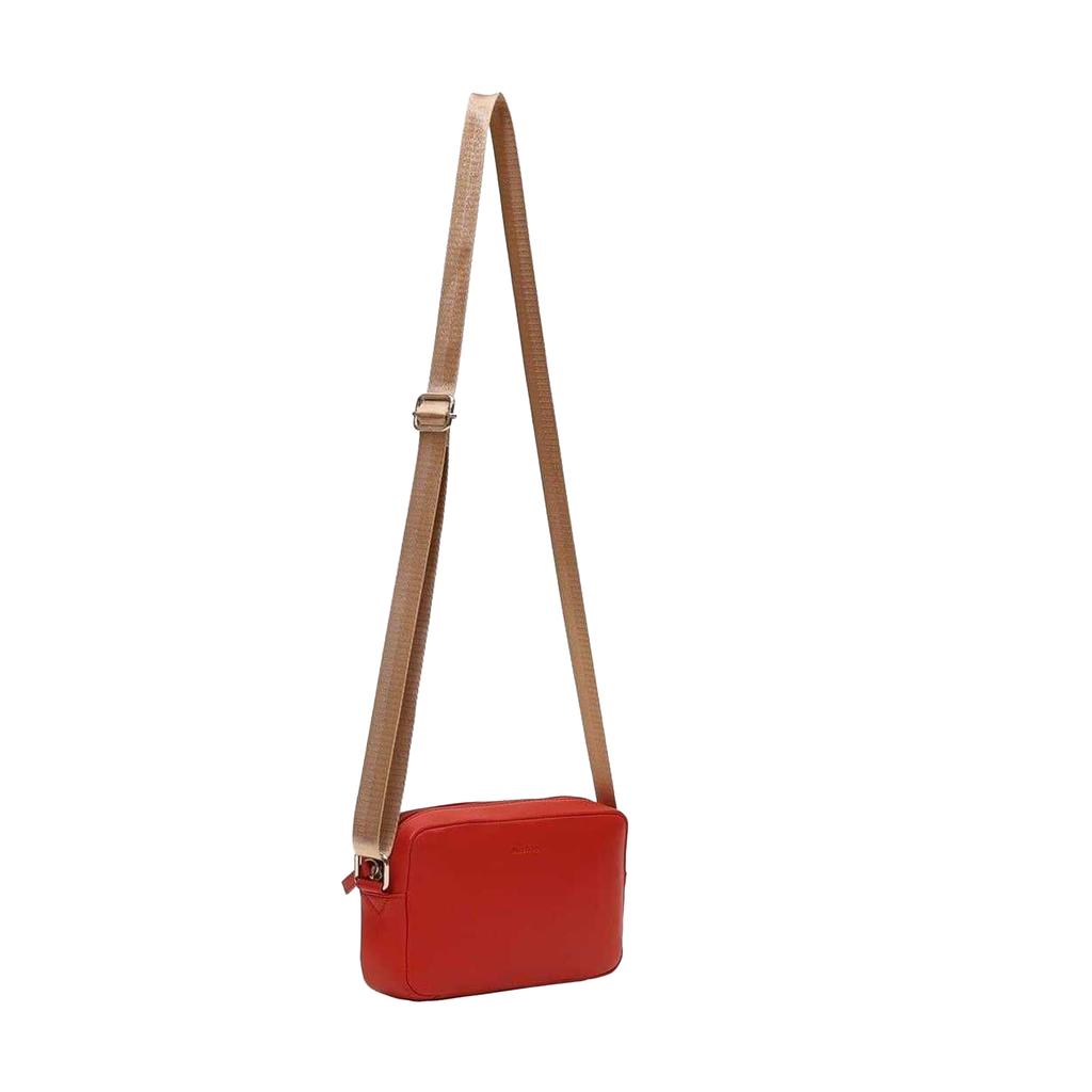 Firetrap Logo Leather Crossbody Bag