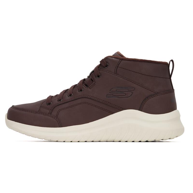 Skechers Men s Mid-Top Fleece-Lined Winter Shoes 9