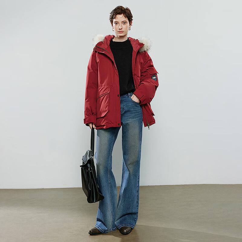 Women's Relaxed Fit Stand Collar Brushed Sweater