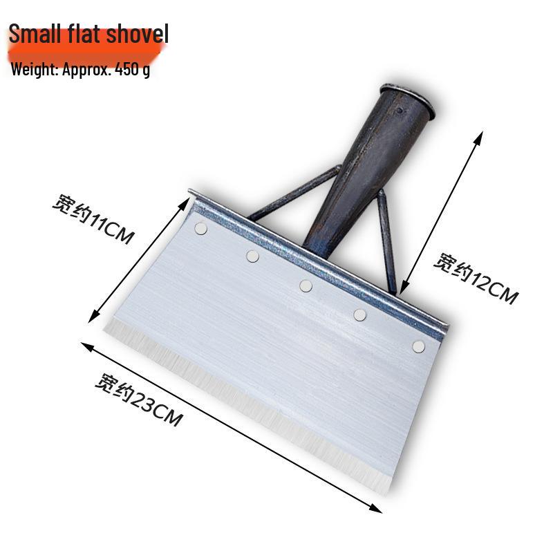 Manganese Steel Multi-Purpose Shovel: Ideal for Manure, Ice, and Snow Removal in Agriculture and Breeding.
