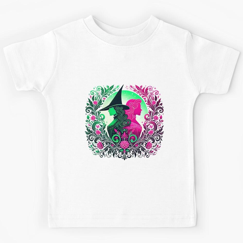 Elphaba & Glinda Wicked the Musical Defying Gravity Kids T-Shirt 170