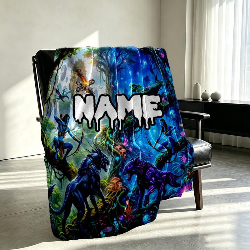 Individuelle personalisierte Decke mit Avatar-Druck, Heimdekoration, Schlafzimmer, Sofa, Camping, Couch, Geschenke für Geburtstag Weihnachten