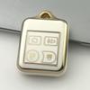 Gold Edge Car Key Case for Ford Lincoln Mercury (3/4 Button)