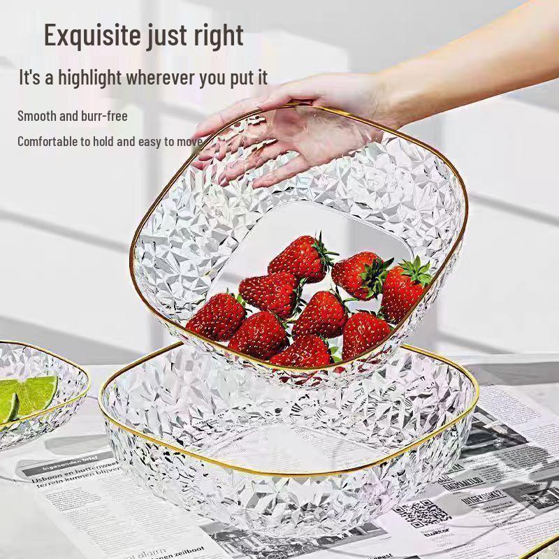 Luxury Unbreakable Fruit and Snack Plate for Living Room or Office