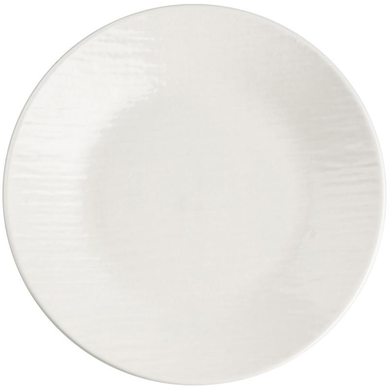 Simple Household Quicksand Deep Plate Ceramic Western Food Soup Plate Deep Plate High-End Dishes Plate Creative Hotel Plate