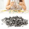 500pcs Exquisite Pendant Connectors Silver Pendant Clasps Jewelry Tools Pinch Clips  Accessories