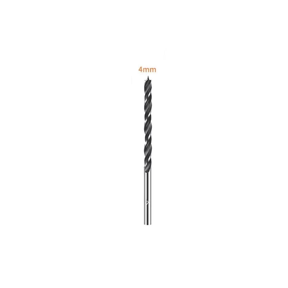 1pc Threepoint Wood Drill Bit High Carbon Steel Spiral 3 10mm Diameter & Length